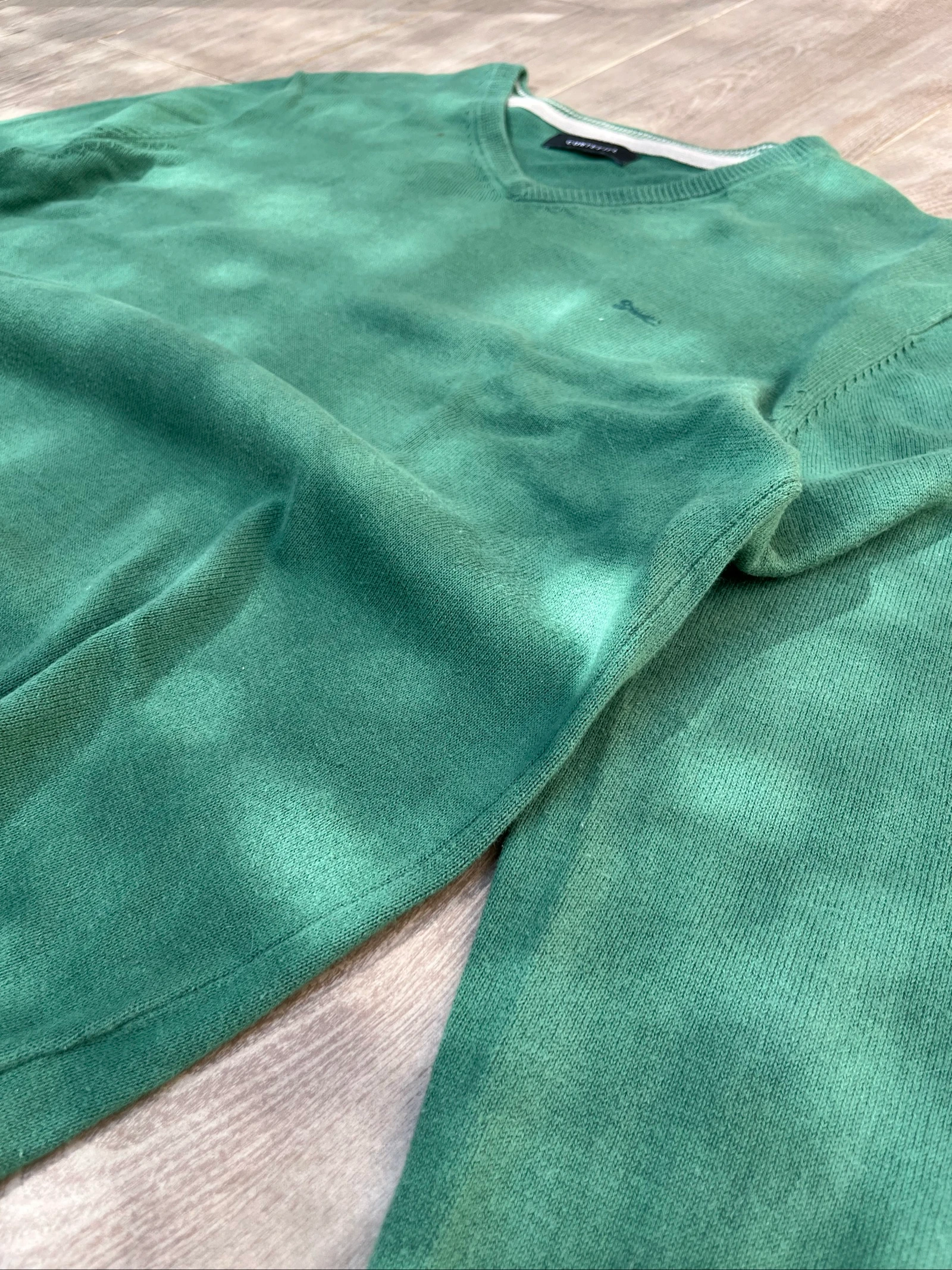 Jersey Cortefiel Verde | Gola V | Tamanho M – photo 2